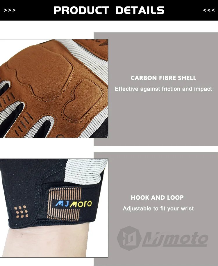 MJMOTO New Summer Windproof Motorcycle Gloves Touchscreen Motocross Gloves Wear-resistant Non-slip Motorbike Glove Breathable MJMOTO New Summer Windproof Motorcycle Gloves Touchscreen Motocross Gloves Wear-resistant Non-slip Motorbike Glove Breathable