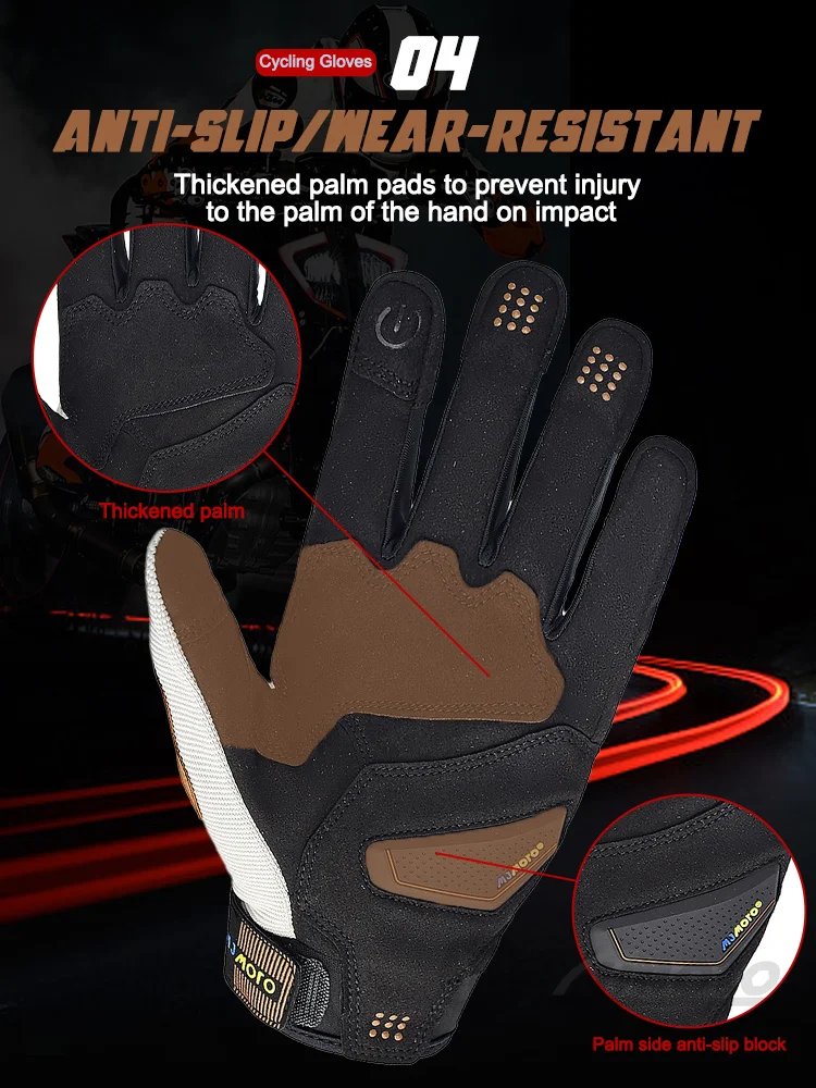 MJMOTO New Summer Windproof Motorcycle Gloves Touchscreen Motocross Gloves Wear-resistant Non-slip Motorbike Glove Breathable MJMOTO New Summer Windproof Motorcycle Gloves Touchscreen Motocross Gloves Wear-resistant Non-slip Motorbike Glove Breathable