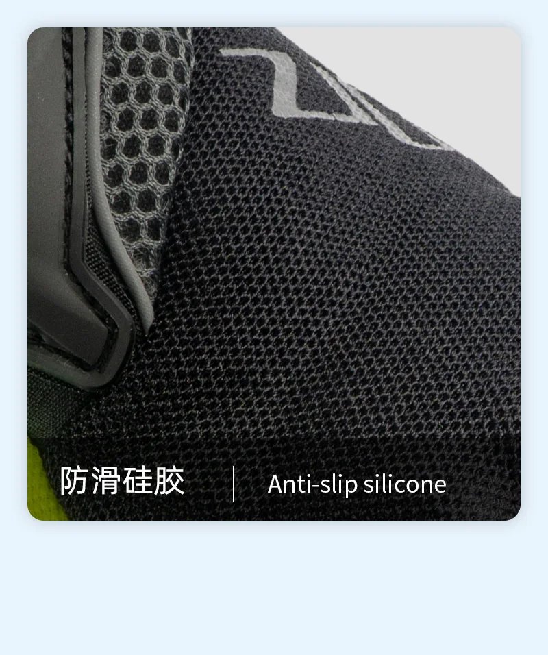 ORZ Motocross Anti-Skid Breathable Riding Racing Head Locomotive Touch Screen Full Finger Gloves Men Summer