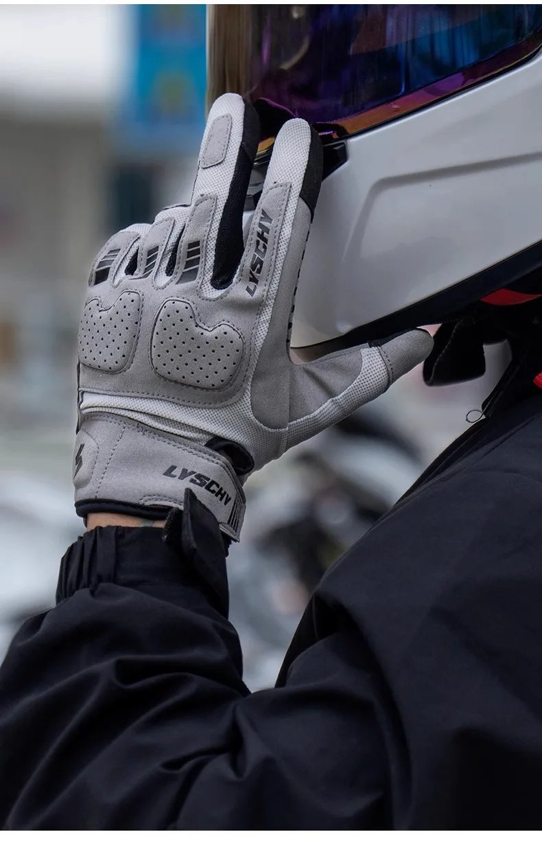 LYSCHY Motorcycle Gloves Men Women Summer Breathable Motocross Riding Gloves Anti-fall Wear-resistant Luvas Touch Screen Guantes LYSCHY Motorcycle Gloves Men Women Summer Breathable Motocross Riding Gloves Anti-fall Wear-resistant Luvas Touch Screen Guantes