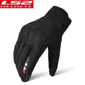 LS2 CE Approval Motorcycle Gloves Men Women Summer Riding Gloves Breathable Moto MTB Dirt Bike Mesh Gloves for Cycling Bicycle