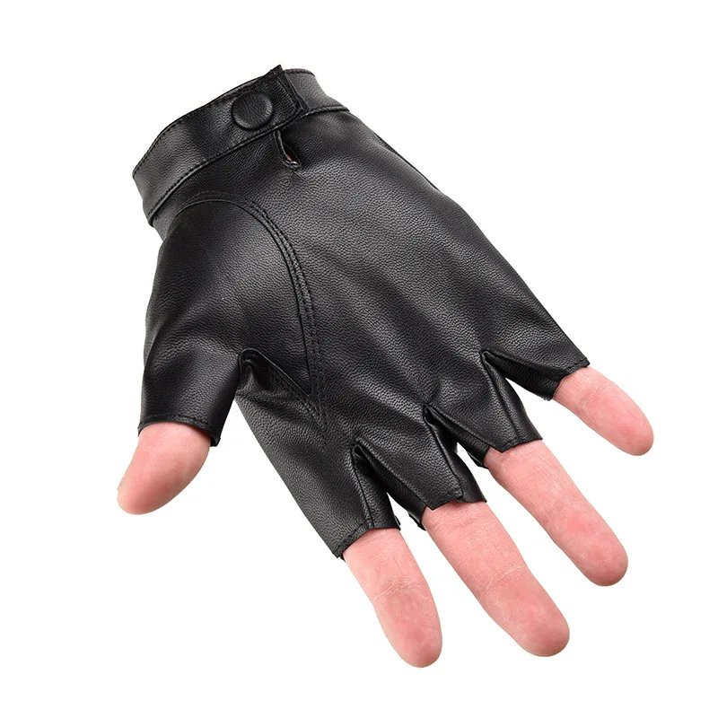 Motorcycle Gloves Men's Leather Half Finger Gloves Motorcycle Breathable Women's Touch Screen Mountain Bike Fitness Motorcycle Gloves Men's Leather Half Finger Gloves Motorcycle Breathable Women's Touch Screen Mountain Bike Fitness