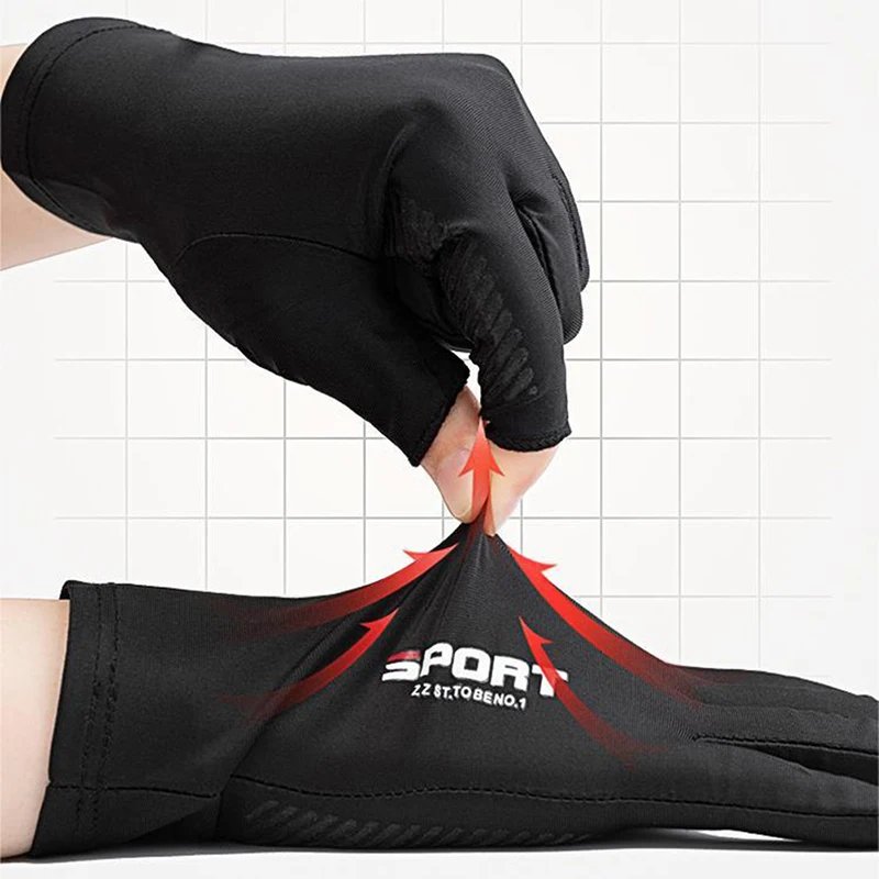 1 Pair Outdoor Sport Sun Protection Fishing Driving Gloves Touch Screen Thin Anti Uv Protective Gear Motorcycle Racing Gloves