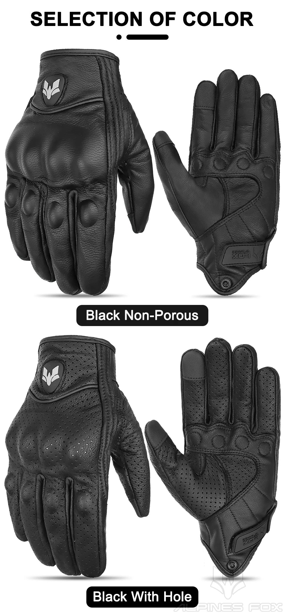 Vintage Genuine Leather Perforated Motorbike Gloves Men Women Retro Summer Breathable Motorcycle Motocross Racing Street Gloves