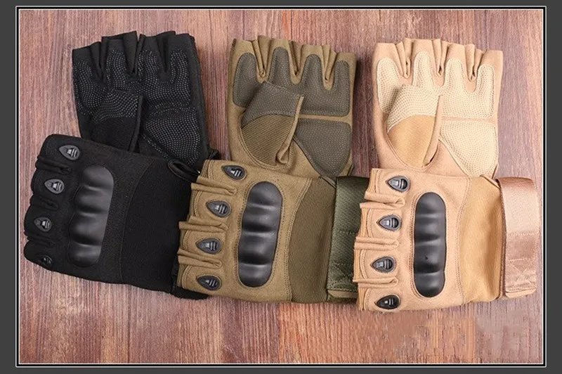 Half Finger Men's Gloves Outdoor Tactical Gloves Sports Shooting Hunting Airsoft Motorcycle Cycling Gloves Half Finger Men's Gloves Outdoor Tactical Gloves Sports Shooting Hunting Airsoft Motorcycle Cycling Gloves
