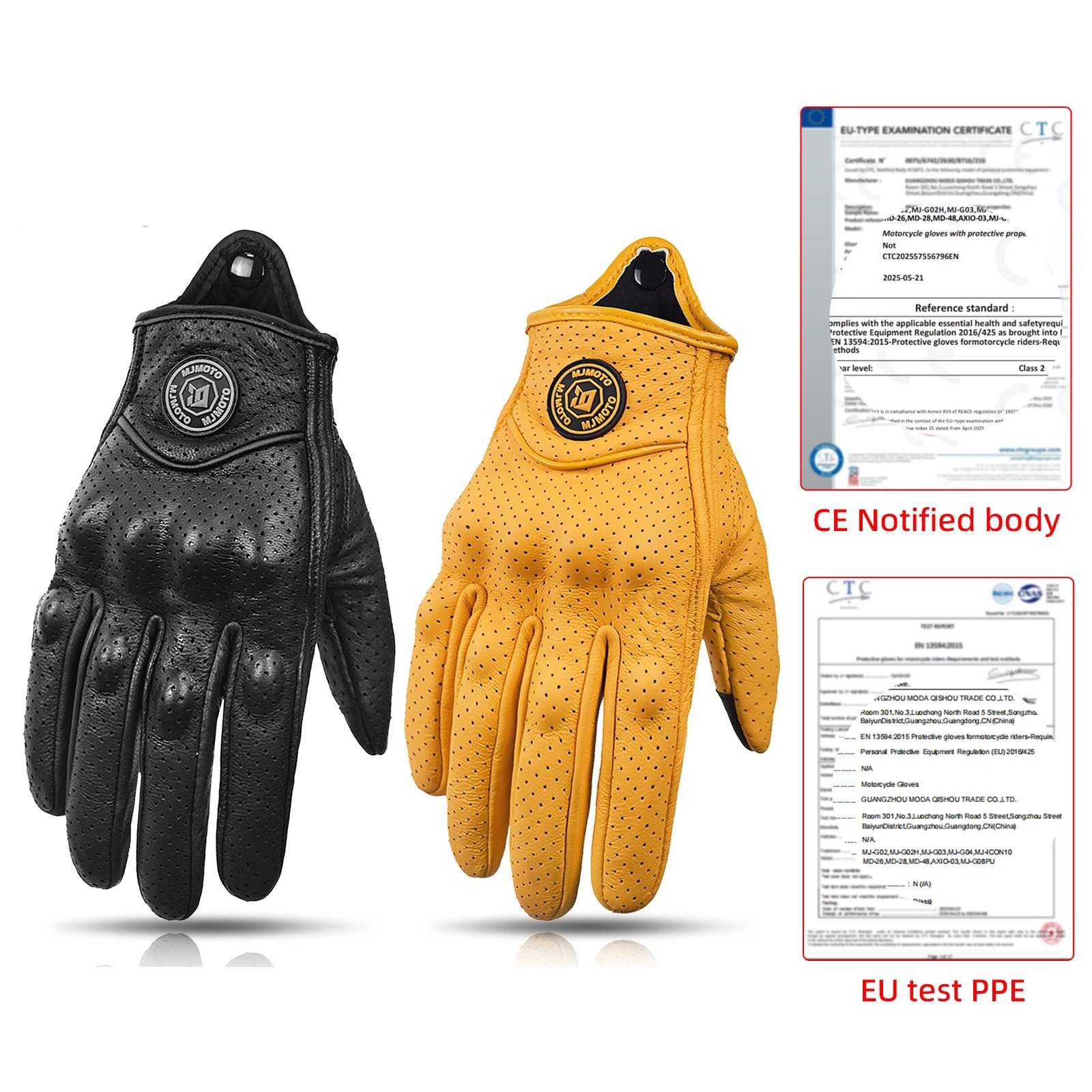 Classic Retro Leather Motorcycle Gloves Summer Wear-Resistant Anti-Slip Men Women Mountain Bike Moto Biker Bicycle Accessories Classic Retro Leather Motorcycle Gloves Summer Wear-Resistant Anti-Slip Men Women Mountain Bike Moto Biker Bicycle Accessories
