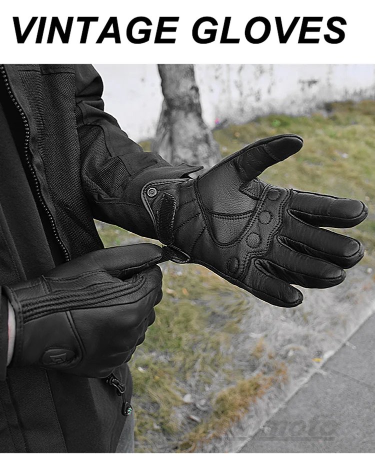With CE Approved Summer Retro Perforated Leather Motorcycle Gloves Men Women Full Finger Motocross Dirt Biker Glove Guantes Moto With CE Approved Summer Retro Perforated Leather Motorcycle Gloves Men Women Full Finger Motocross Dirt Biker Glove Guantes Moto