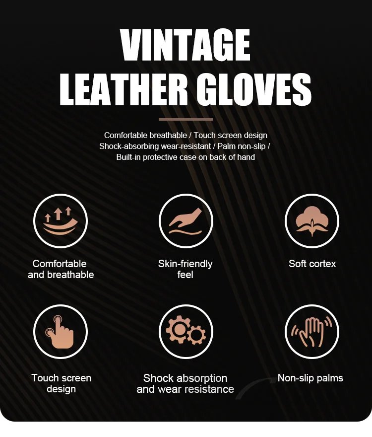 With CE Approved Summer Retro Perforated Leather Motorcycle Gloves Men Women Full Finger Motocross Dirt Biker Glove Guantes Moto With CE Approved Summer Retro Perforated Leather Motorcycle Gloves Men Women Full Finger Motocross Dirt Biker Glove Guantes Moto