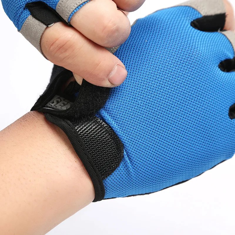 Motorcycle Anti Slip Shock Breathable Half Finger Gloves Cycling Gloves Breathable Fitness Exercise Sports Camping hiking gloves