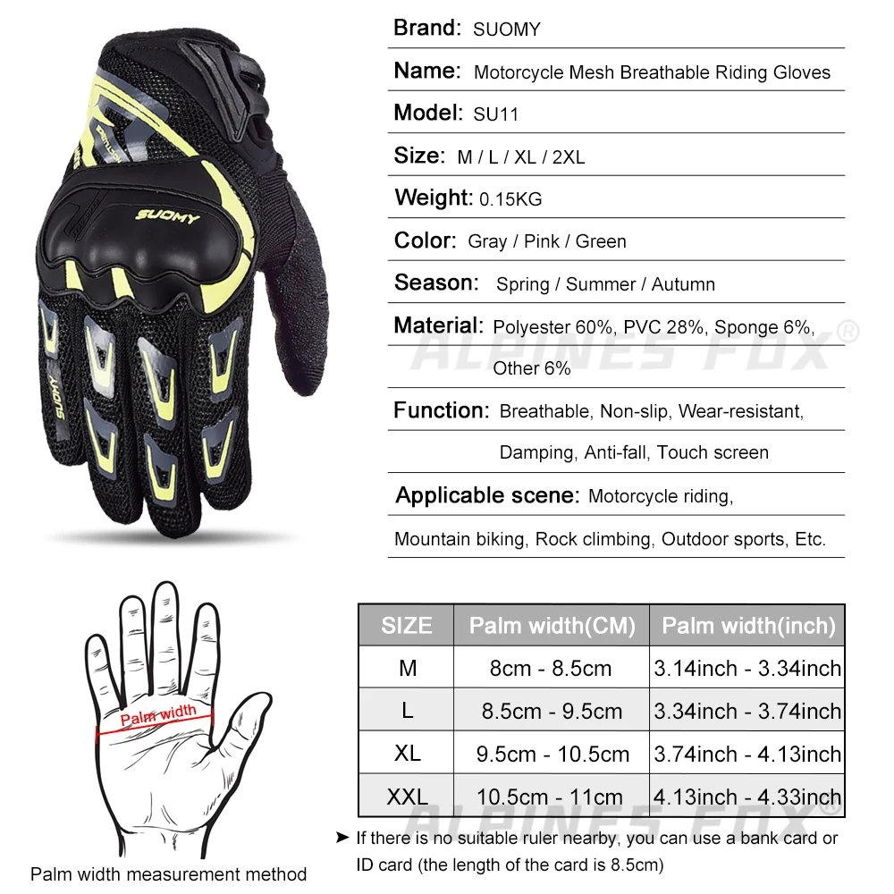 Suomy Motorcycle Gloves Motorbike Gloves Touch Screen Breathable Guantes Moto Gloves Racing Summer Spring Men Women Luva Moto DH Suomy Motorcycle Gloves Motorbike Gloves Touch Screen Breathable Guantes Moto Gloves Racing Summer Spring Men Women Luva Moto DH