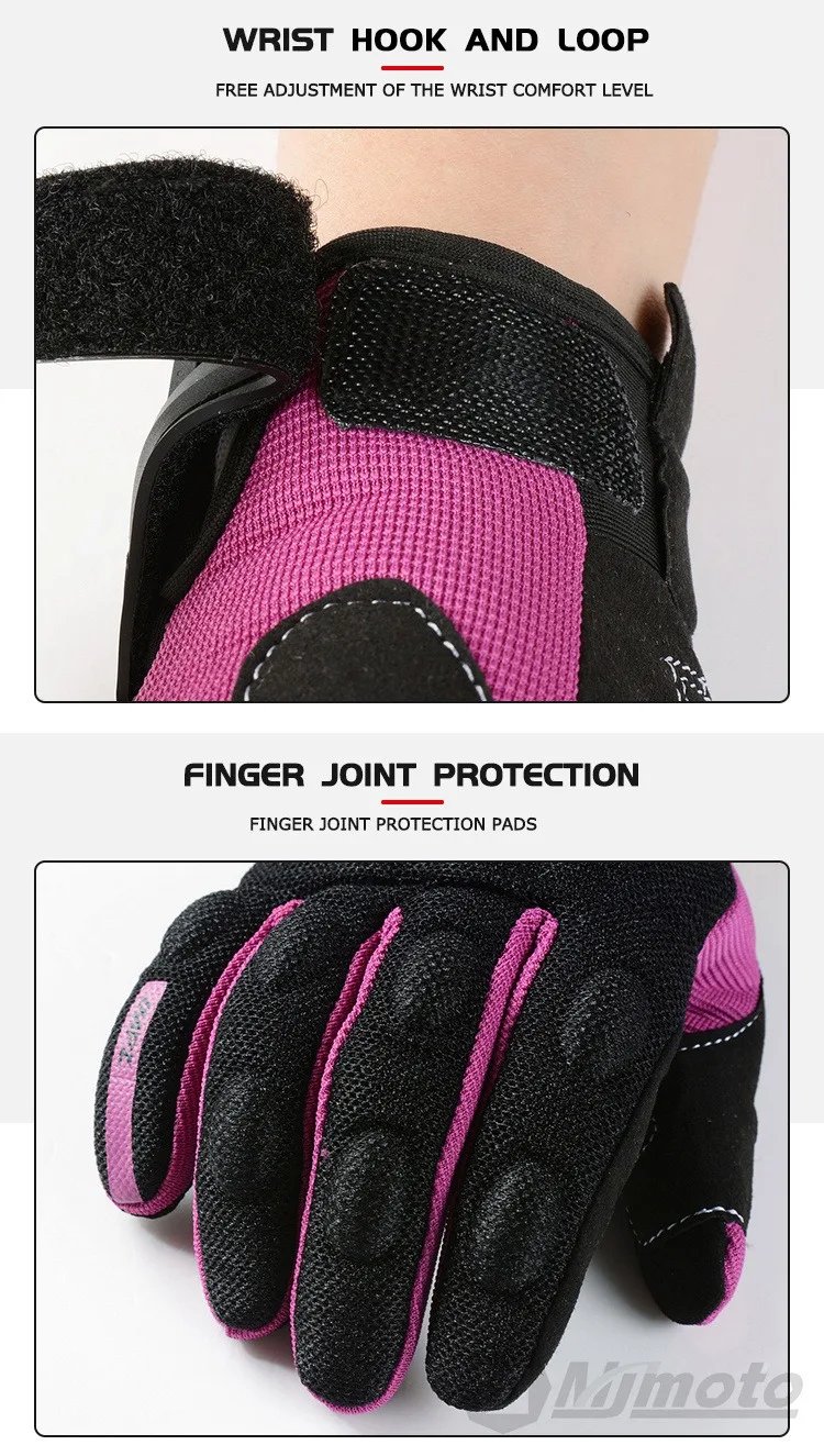 Suomy Motorcycle Gloves Touch Screen Breathable Racing Gloves Summer Mesh for Men Women Motard