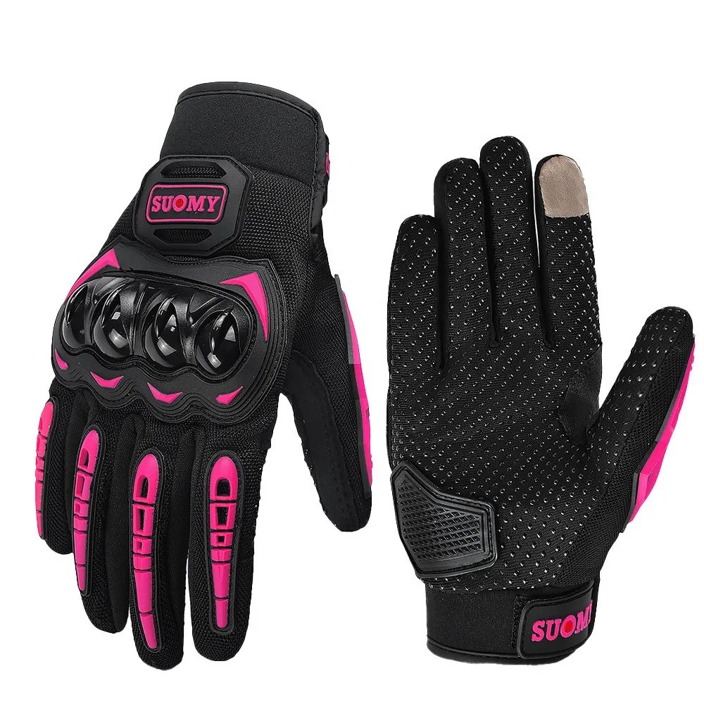 Suomy Motorcycle Gloves Touch Screen Breathable Racing Gloves Summer Mesh for Men Women Motard