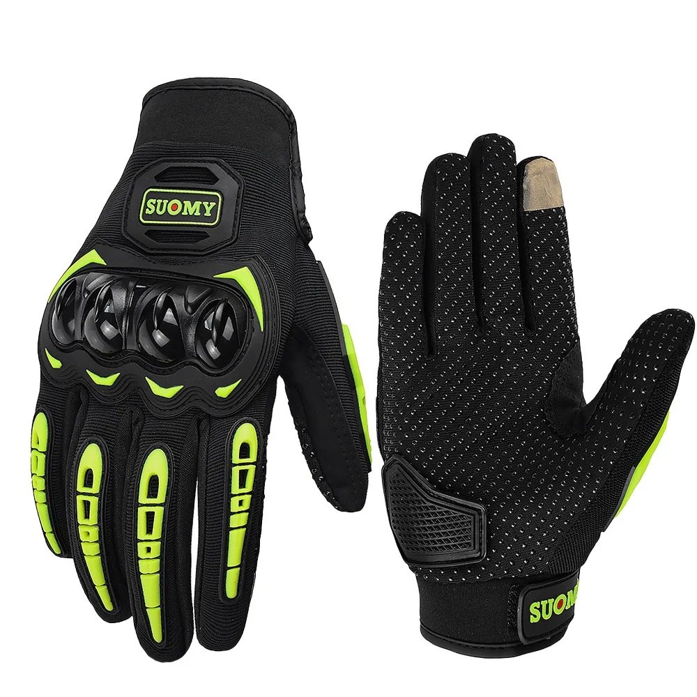 Suomy Motorcycle Gloves Touch Screen Breathable Racing Gloves Summer Mesh for Men Women Motard