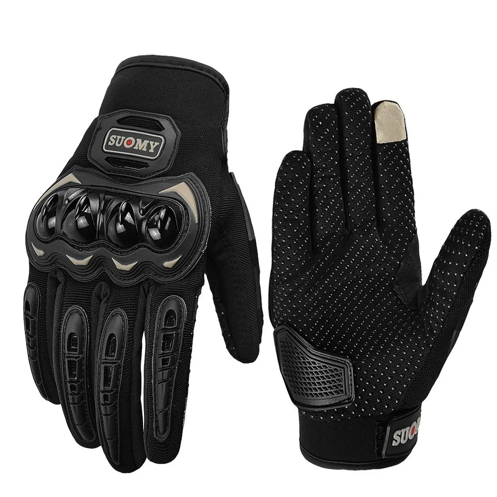 Suomy Motorcycle Gloves Touch Screen Breathable Racing Gloves Summer Mesh for Men Women Motard