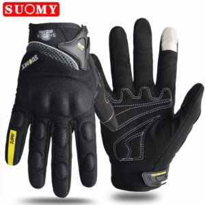 Suomy Motorcycle Gloves Touch Screen Breathable Racing Gloves Summer Mesh for Men Women Motard