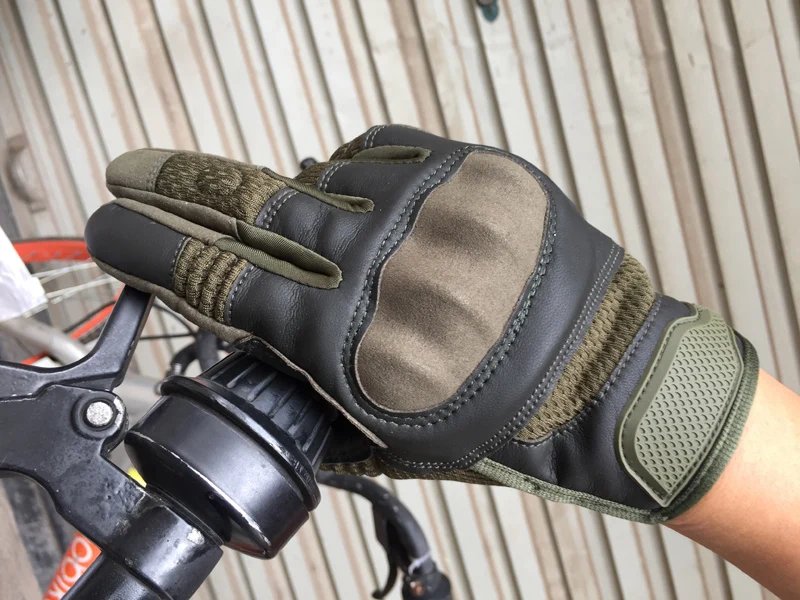 GPCROSS Motorcycle Gloves Outdoor PU Leather Touch Screen Tactical Protective Motocross Racing Biker Motorbike Riding Gloves