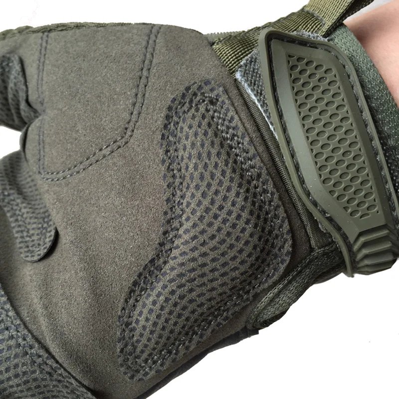 GPCROSS Motorcycle Gloves Outdoor PU Leather Touch Screen Tactical Protective Motocross Racing Biker Motorbike Riding Gloves