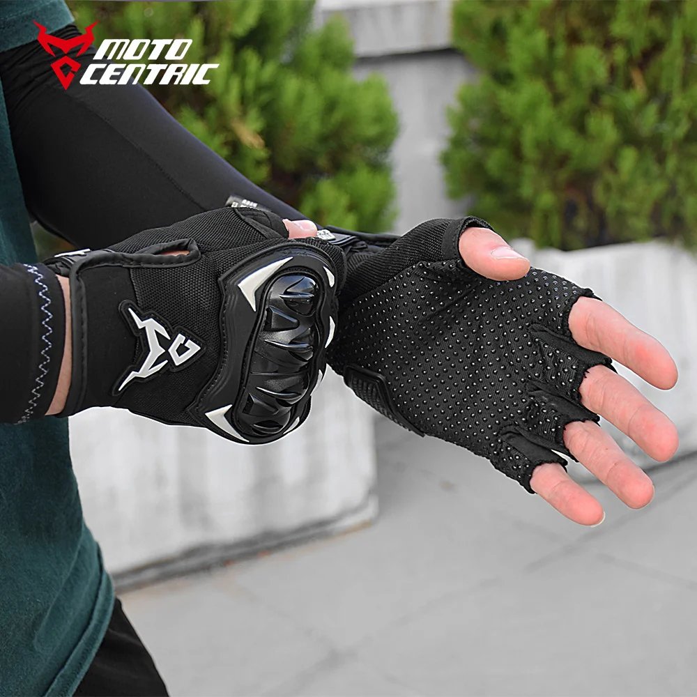 MOTOCENTRIC Summer Motorcycle Gloves Half Finger Breathable Motorcyclist Gloves ATV MTB Cycling Gloves Anti-fall Palm Guard Moto MOTOCENTRIC Summer Motorcycle Gloves Half Finger Breathable Motorcyclist Gloves ATV MTB Cycling Gloves Anti-fall Palm Guard Moto