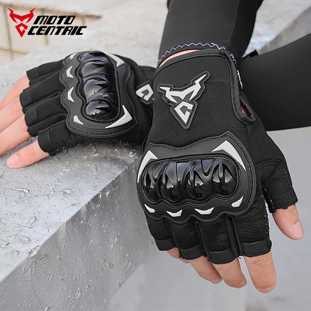 MOTOCENTRIC Summer Motorcycle Gloves Half Finger Breathable Motorcyclist Gloves ATV MTB Cycling Gloves Anti-fall Palm Guard Moto MOTOCENTRIC Summer Motorcycle Gloves Half Finger Breathable Motorcyclist Gloves ATV MTB Cycling Gloves Anti-fall Palm Guard Moto