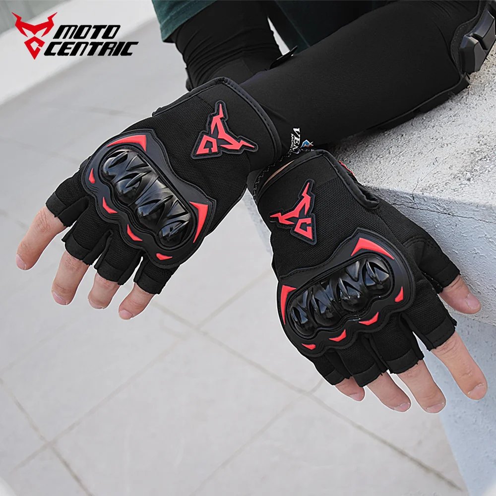 MOTOCENTRIC Summer Motorcycle Gloves Half Finger Breathable Motorcyclist Gloves ATV MTB Cycling Gloves Anti-fall Palm Guard Moto MOTOCENTRIC Summer Motorcycle Gloves Half Finger Breathable Motorcyclist Gloves ATV MTB Cycling Gloves Anti-fall Palm Guard Moto