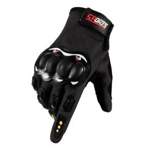 Breathable Protective Menās Motorcycle Gloves Outdoor Sports Finger Racing Gloves for Motorcycle Riding Hard Shell Gloves