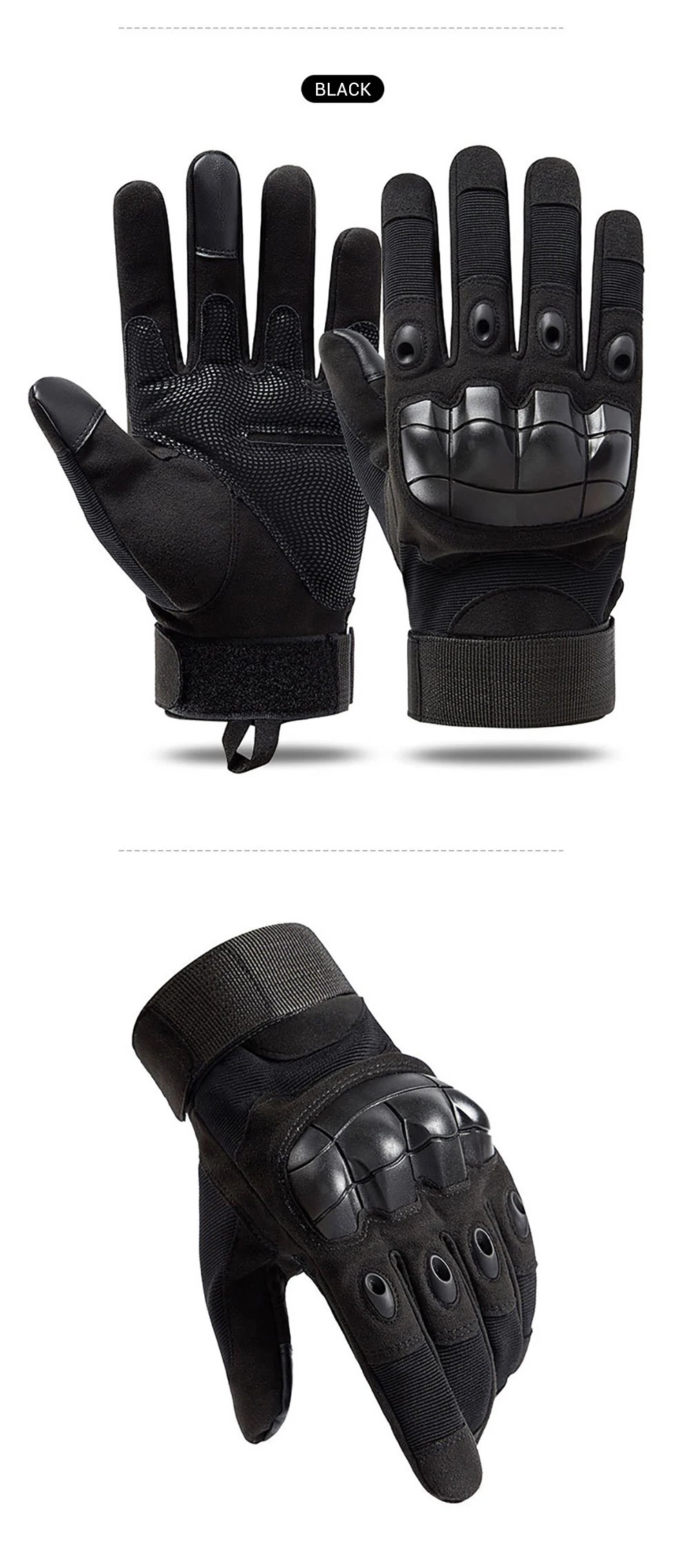 Luva Moto Men's Motorcycle Gloves Touch Screen Motorbike Motocross Riding Gloves Protective Gear Full Finger Guantes Moto Black Luva Moto Men's Motorcycle Gloves Touch Screen Motorbike Motocross Riding Gloves Protective Gear Full Finger Guantes Moto Black