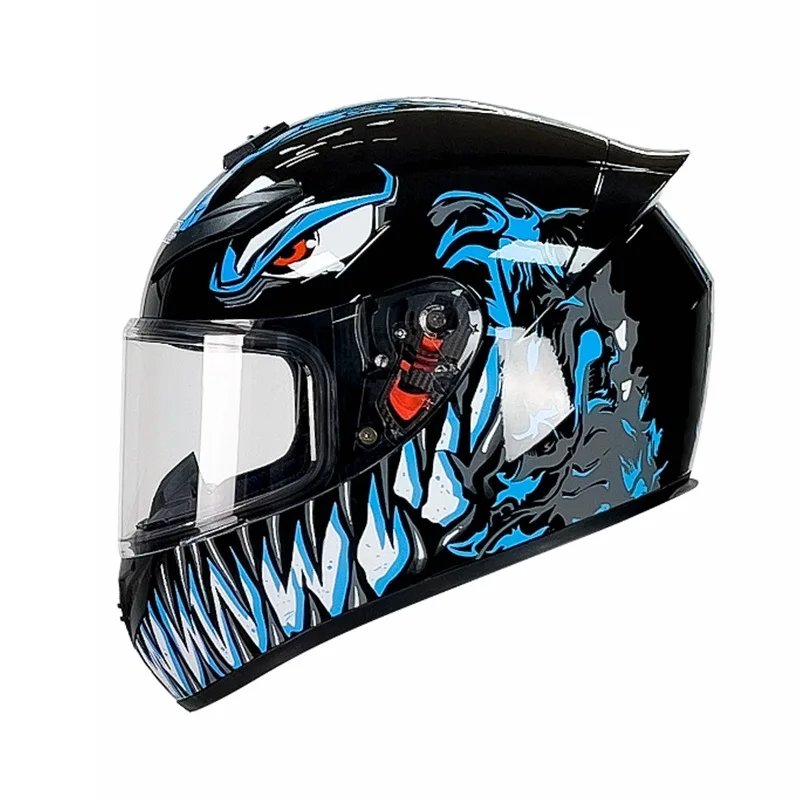 DOT Unisex Motorcycle Helmet Full Helmet Safety Helm Helmet Outdoor Riding Casco Moto Capacetes Helmets four seasons Universal