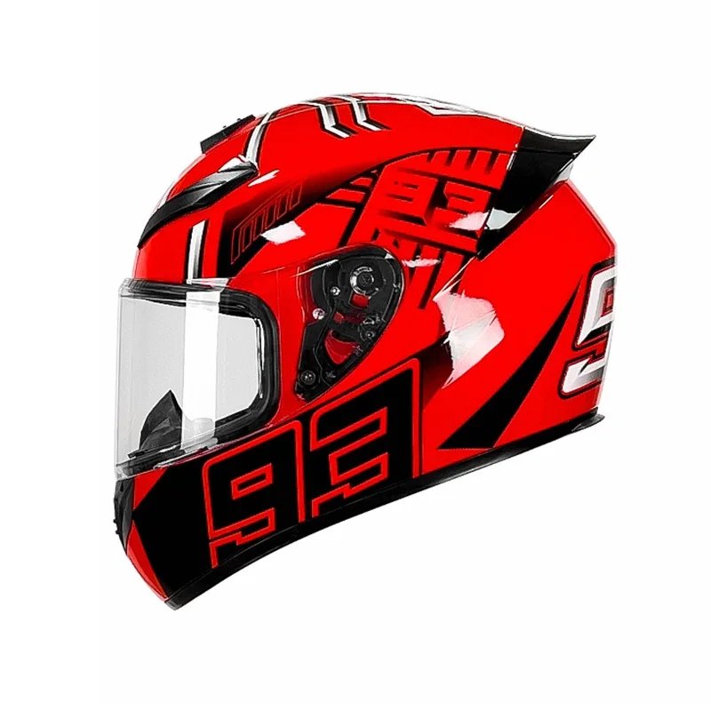 DOT Unisex Motorcycle Helmet Full Helmet Safety Helm Helmet Outdoor Riding Casco Moto Capacetes Helmets four seasons Universal