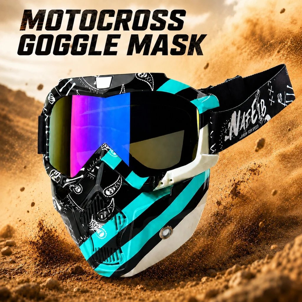 Full Face Motocross Goggles with UV400 Protection HD Clarity TPU Frame Motorcycle Windshield Off-Road ATV Racing Goggles Full Face Motocross Goggles with UV400 Protection HD Clarity TPU Frame Motorcycle Windshield Off-Road ATV Racing Goggles