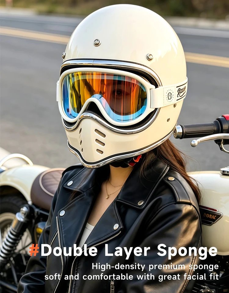 Vintage Motorcycle Glasses Polarized for Small Helmet Anti-fog Motorcycle Riding Goggles Photochromic UV400 Dirt Bike Eyewear Vintage Motorcycle Glasses Polarized for Small Helmet Anti-fog Motorcycle Riding Goggles Photochromic UV400 Dirt Bike Eyewear