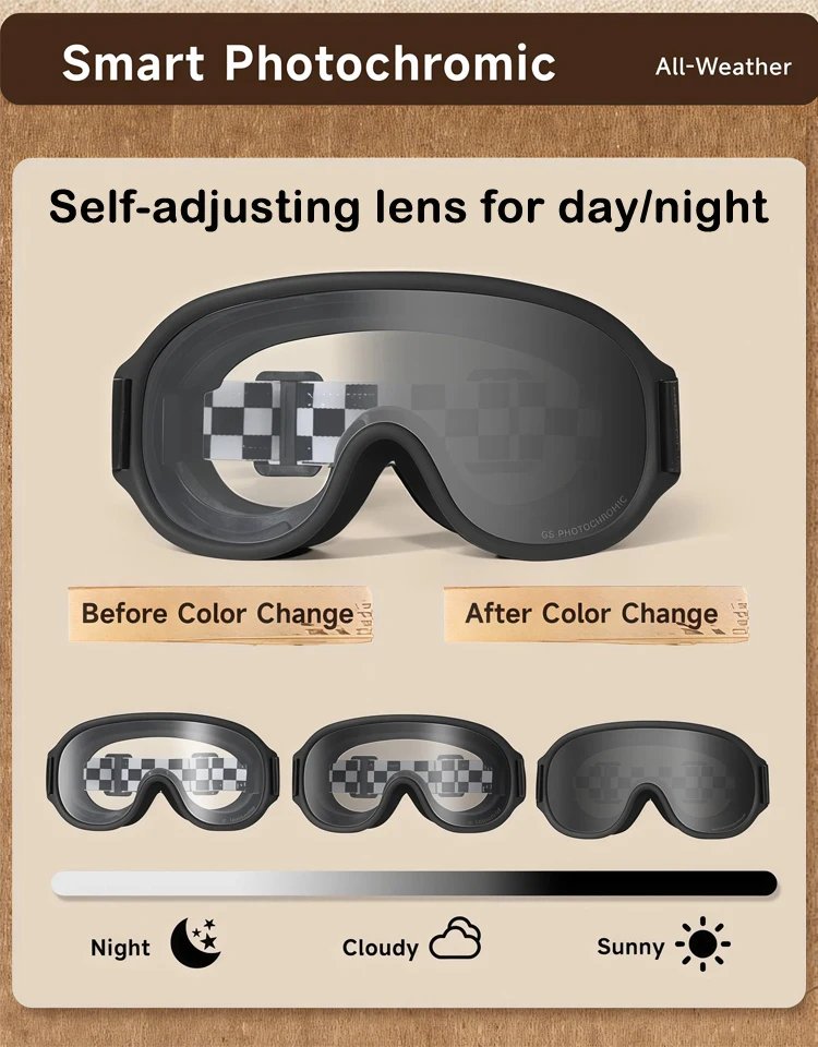 Vintage Motorcycle Glasses Polarized for Small Helmet Anti-fog Motorcycle Riding Goggles Photochromic UV400 Dirt Bike Eyewear Vintage Motorcycle Glasses Polarized for Small Helmet Anti-fog Motorcycle Riding Goggles Photochromic UV400 Dirt Bike Eyewear