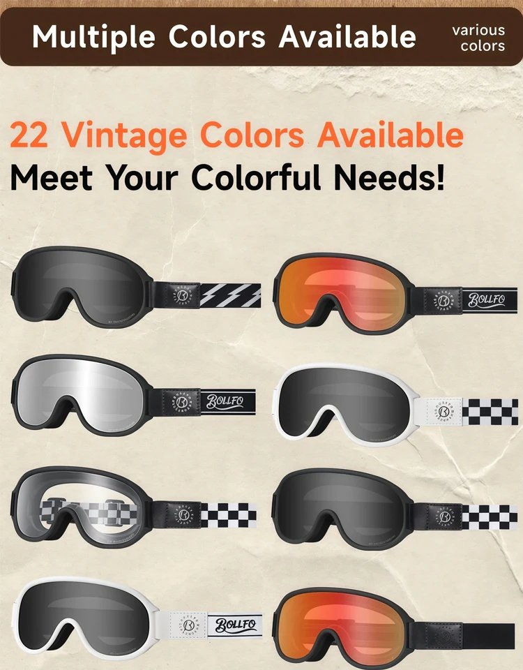 Vintage Motorcycle Glasses Polarized for Small Helmet Anti-fog Motorcycle Riding Goggles Photochromic UV400 Dirt Bike Eyewear Vintage Motorcycle Glasses Polarized for Small Helmet Anti-fog Motorcycle Riding Goggles Photochromic UV400 Dirt Bike Eyewear