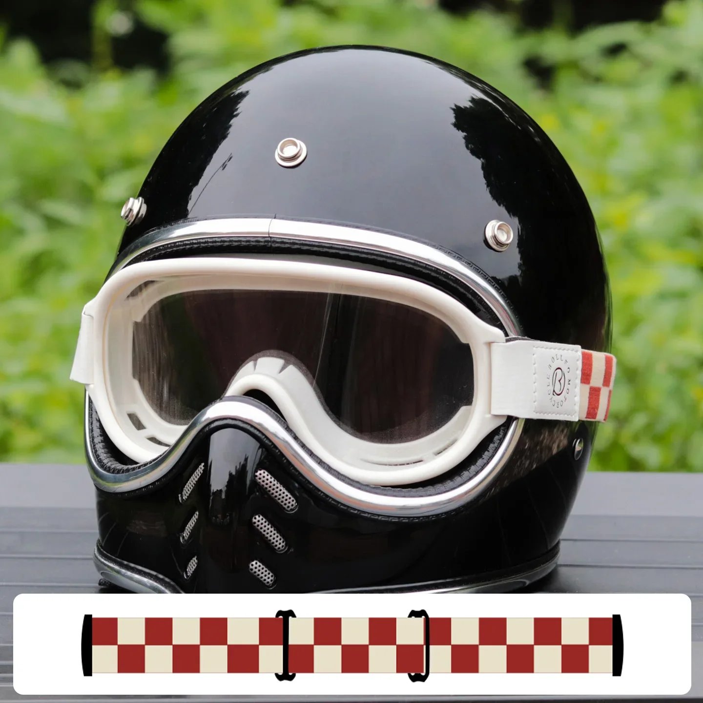 Vintage Motorcycle Glasses Polarized for Small Helmet Anti-fog Motorcycle Riding Goggles Photochromic UV400 Dirt Bike Eyewear