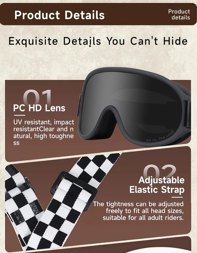 Vintage Motorcycle Glasses Polarized for Small Helmet Anti-fog Motorcycle Riding Goggles Photochromic UV400 Dirt Bike Eyewear Vintage Motorcycle Glasses Polarized for Small Helmet Anti-fog Motorcycle Riding Goggles Photochromic UV400 Dirt Bike Eyewear