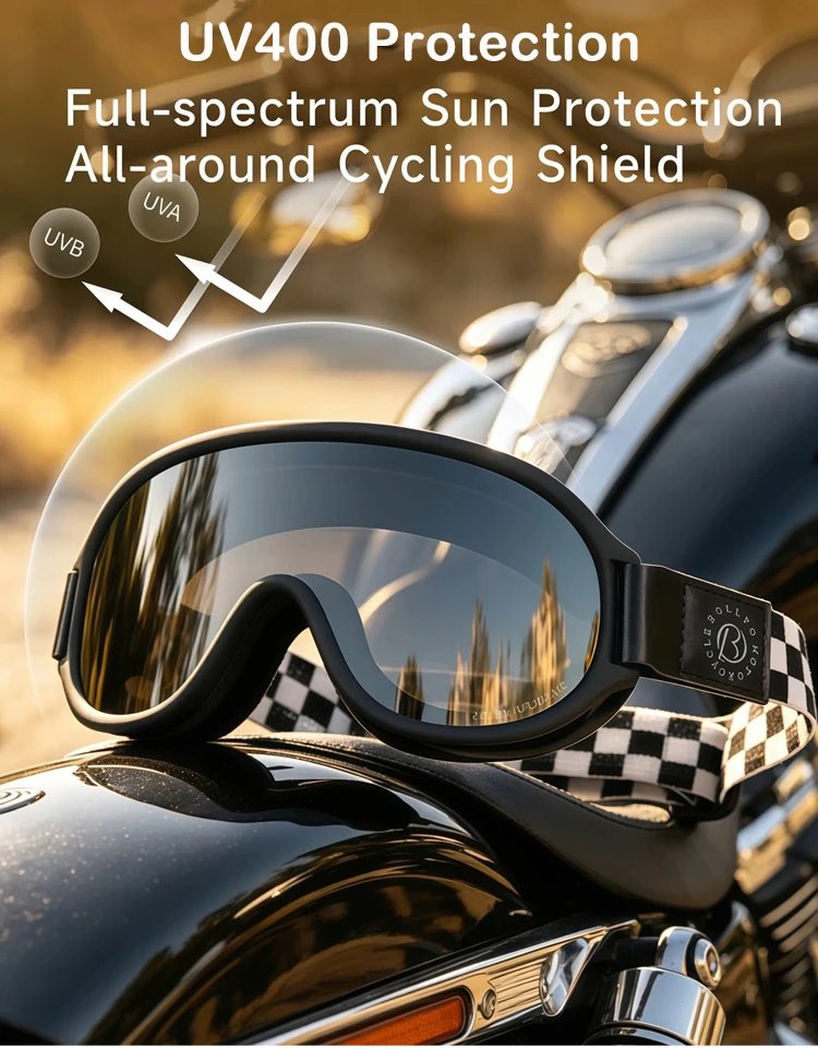 Vintage Motorcycle Glasses Polarized for Small Helmet Anti-fog Motorcycle Riding Goggles Photochromic UV400 Dirt Bike Eyewear Vintage Motorcycle Glasses Polarized for Small Helmet Anti-fog Motorcycle Riding Goggles Photochromic UV400 Dirt Bike Eyewear