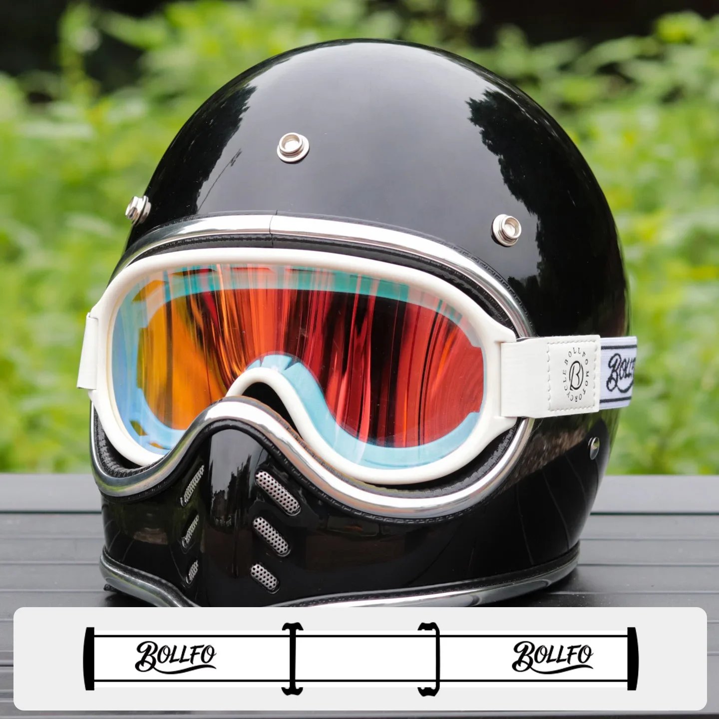 Vintage Motorcycle Glasses Polarized for Small Helmet Anti-fog Motorcycle Riding Goggles Photochromic UV400 Dirt Bike Eyewear