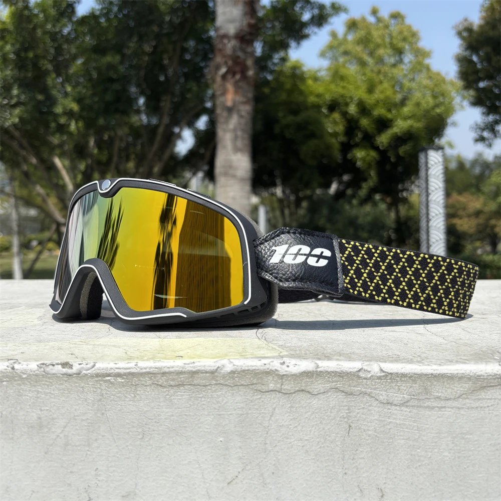 Vintage Motocross Goggles Motorcycle Glasses Enduro Anti-fog Cycling Moto Dirt Bike MX MTB Riding Sunglasses HD Mirrored Lens Vintage Motocross Goggles Motorcycle Glasses Enduro Anti-fog Cycling Moto Dirt Bike MX MTB Riding Sunglasses HD Mirrored Lens