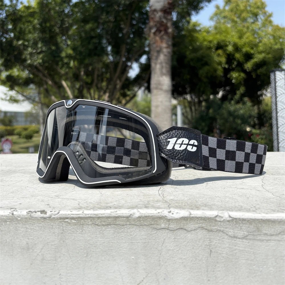 Vintage Motocross Goggles Motorcycle Glasses Enduro Anti-fog Cycling Moto Dirt Bike MX MTB Riding Sunglasses HD Mirrored Lens Vintage Motocross Goggles Motorcycle Glasses Enduro Anti-fog Cycling Moto Dirt Bike MX MTB Riding Sunglasses HD Mirrored Lens