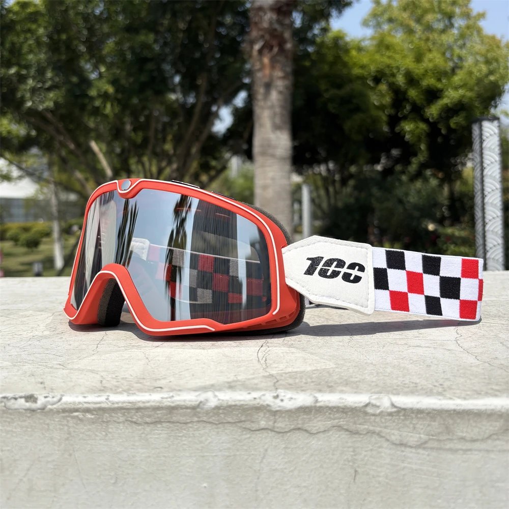 Vintage Motocross Goggles Motorcycle Glasses Enduro Anti-fog Cycling Moto Dirt Bike MX MTB Riding Sunglasses HD Mirrored Lens Vintage Motocross Goggles Motorcycle Glasses Enduro Anti-fog Cycling Moto Dirt Bike MX MTB Riding Sunglasses HD Mirrored Lens