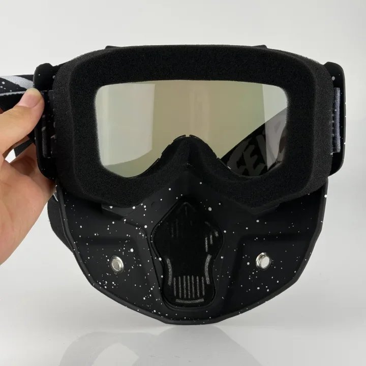 Full-Face Motorcycle Protective Mask with UV Protection Off-Road Goggles for Outdoor Sports And Tactical Gear Full-Face Motorcycle Protective Mask with UV Protection Off-Road Goggles for Outdoor Sports And Tactical Gear