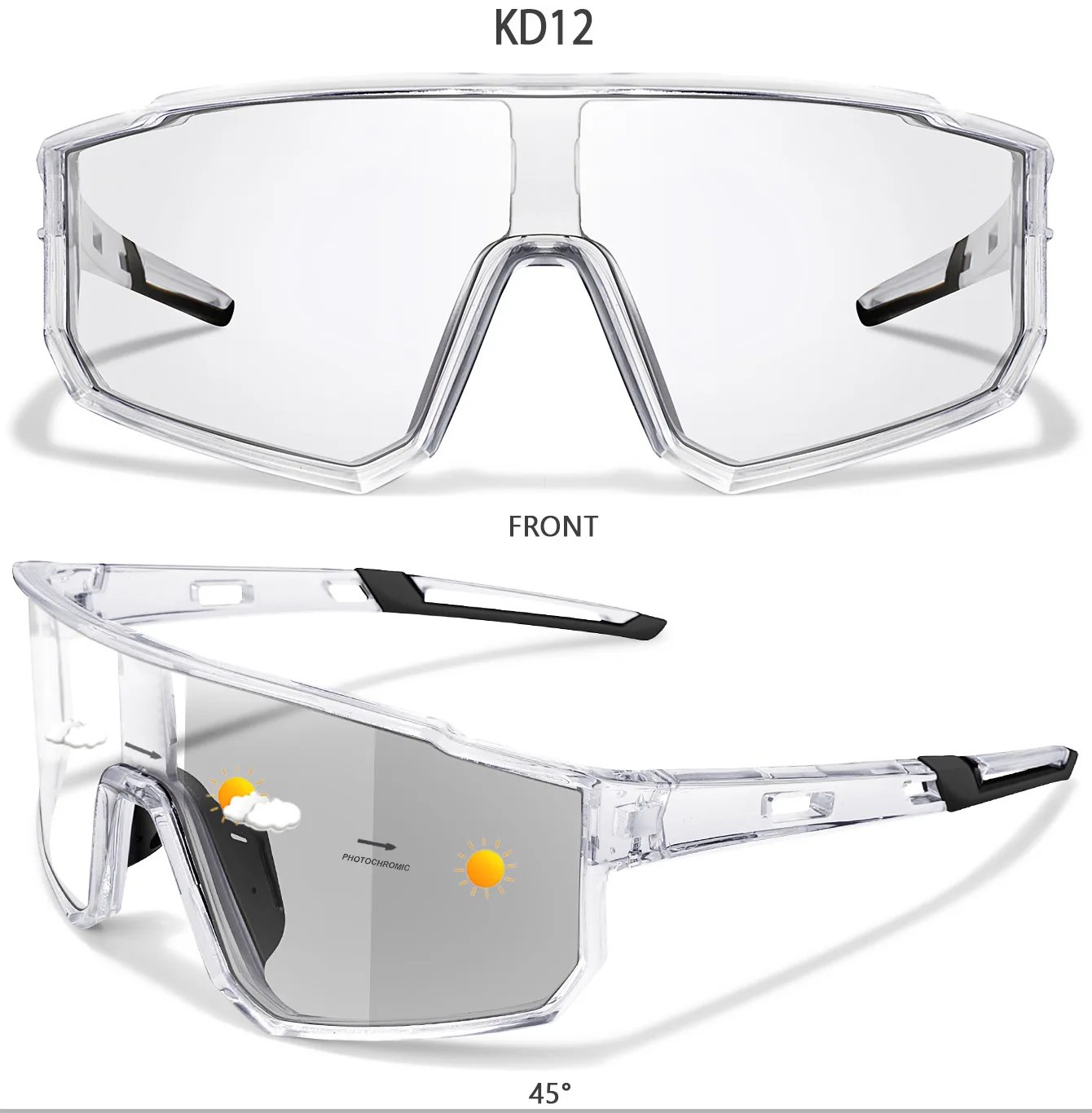 Photochromic Motorcycle Sunglasses Men Women Outdoor Cycling Driving Hiking Eyewear Fishing UV400 Protection Goggles Photochromic Motorcycle Sunglasses Men Women Outdoor Cycling Driving Hiking Eyewear Fishing UV400 Protection Goggles