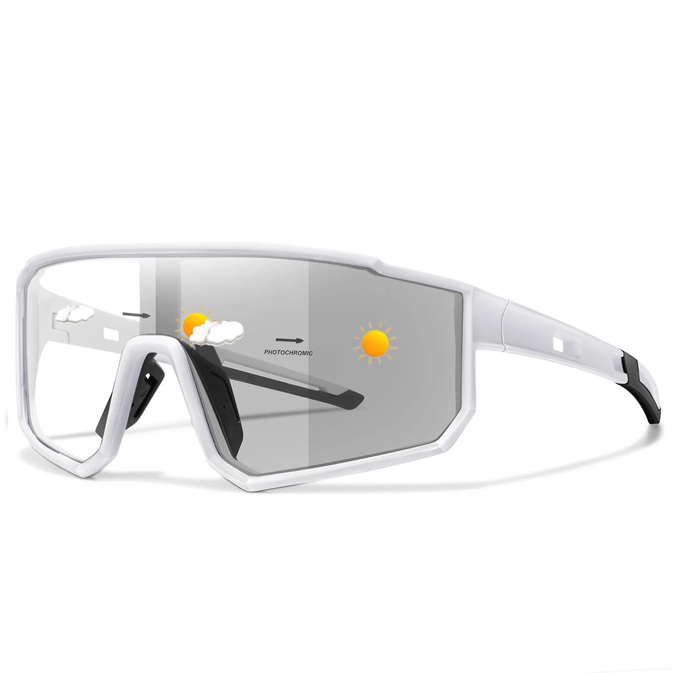 Photochromic Motorcycle Sunglasses Men Women Outdoor Cycling Driving Hiking Eyewear Fishing UV400 Protection Goggles Photochromic Motorcycle Sunglasses Men Women Outdoor Cycling Driving Hiking Eyewear Fishing UV400 Protection Goggles