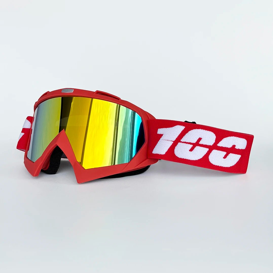 Motorcycle Goggles Motocross Glasses MTB ATV MX Off-road Goggles Mask Removable Lenses Windproof UV Protection Outdoor Cycling