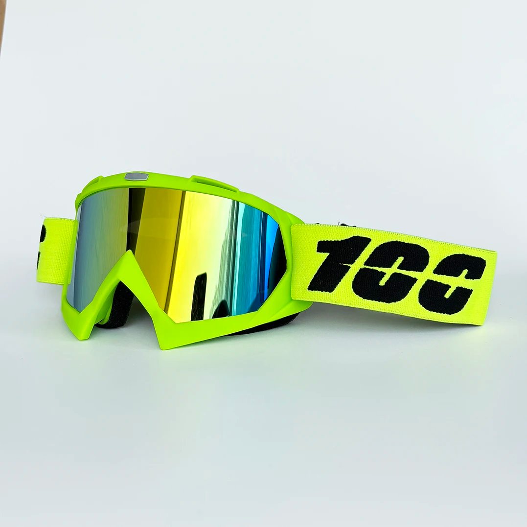 Motorcycle Goggles Motocross Glasses MTB ATV MX Off-road Goggles Mask Removable Lenses Windproof UV Protection Outdoor Cycling