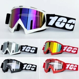 Motorcycle Goggles Motocross Glasses MTB ATV MX Off-road Goggles Mask Removable Lenses Windproof UV Protection Outdoor Cycling