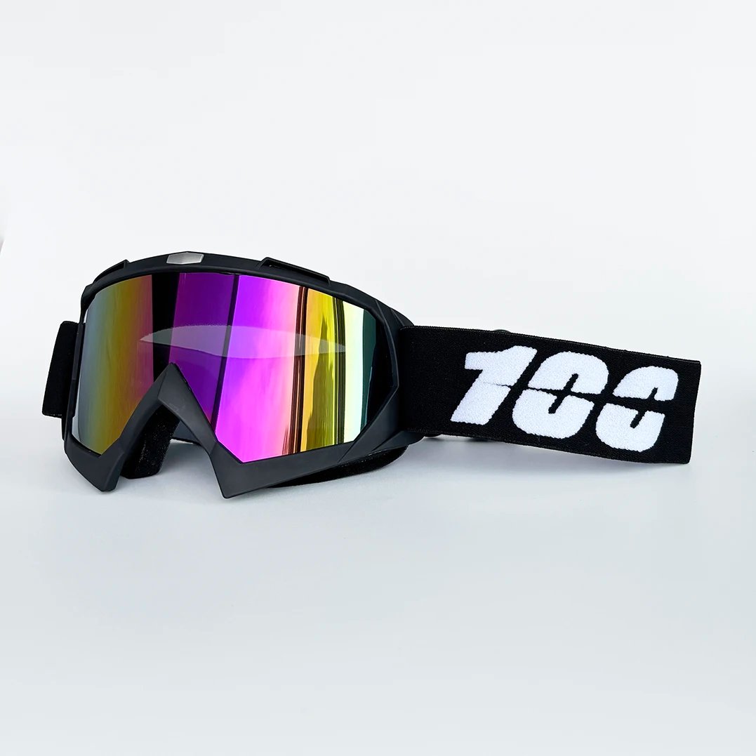 Motorcycle Goggles Motocross Glasses MTB ATV MX Off-road Goggles Mask Removable Lenses Windproof UV Protection Outdoor Cycling