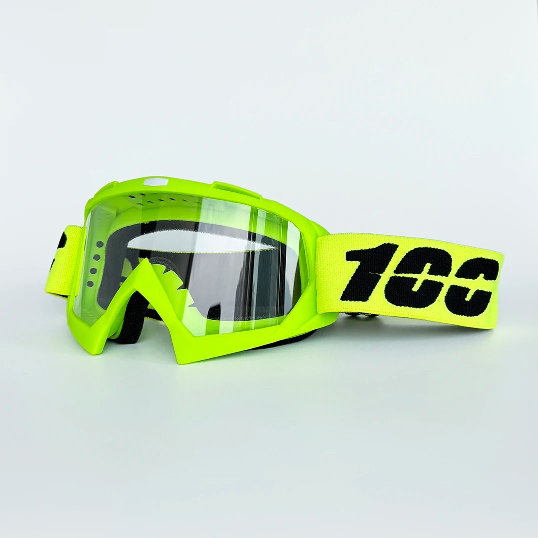 Motorcycle Goggles Motocross Glasses MTB ATV MX Off-road Goggles Mask Removable Lenses Windproof UV Protection Outdoor Cycling