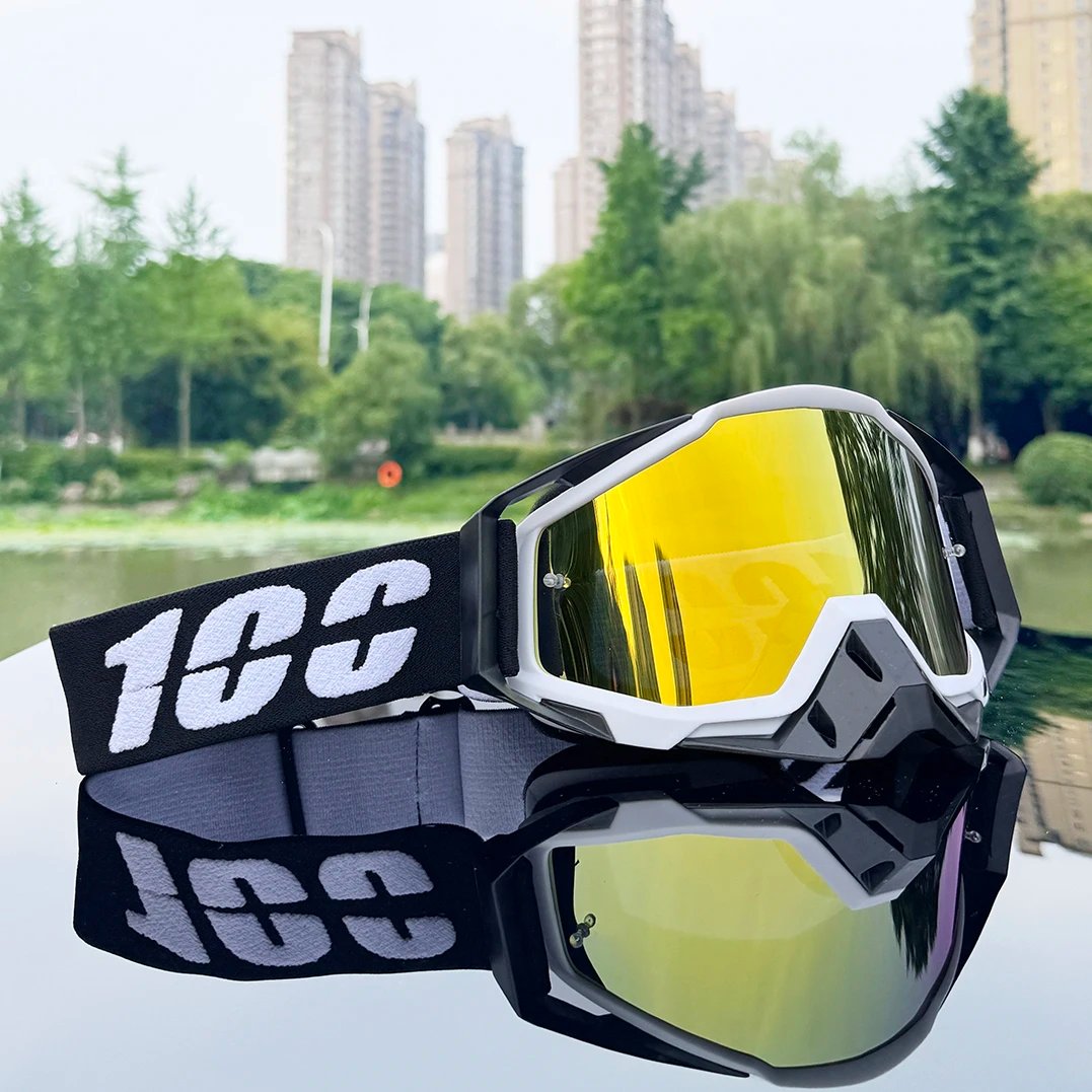 New Men Motocross Goggles Motorcycle Glasses Enduro Anti-fog Cycling Moto Dirt Bike MX MTB Riding Sunglasses HD Mirrored Lens