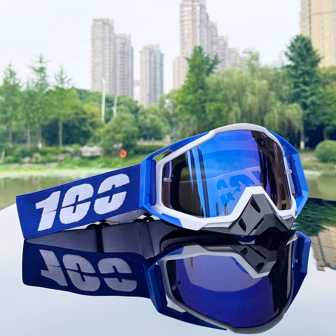 New Men Motocross Goggles Motorcycle Glasses Enduro Anti-fog Cycling Moto Dirt Bike MX MTB Riding Sunglasses HD Mirrored Lens