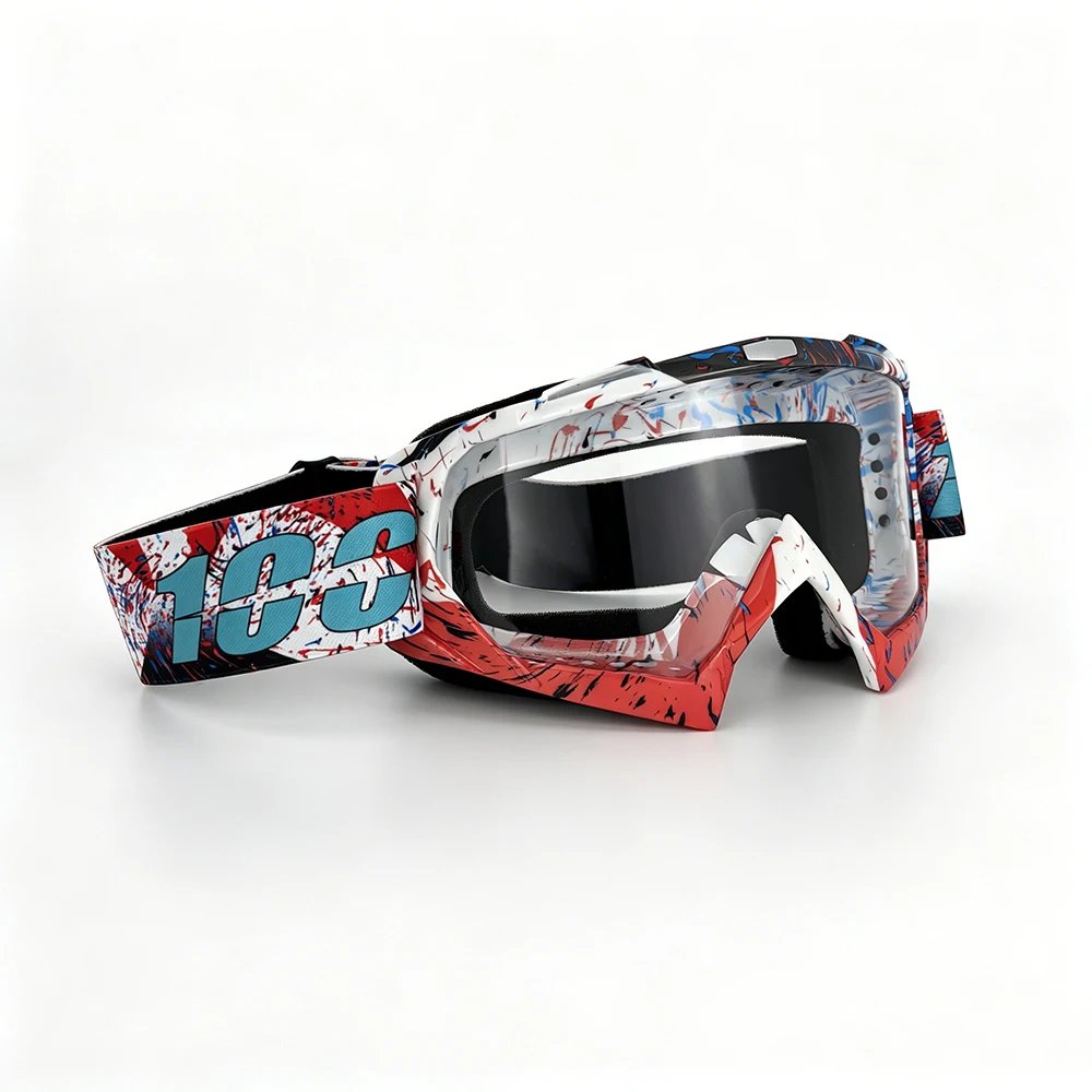 Windproof Protective Motorcross Glasses Safety HD Lenses Racing Off Road Motorcycle Goggles Outdoor Cycling Glasses for Men
